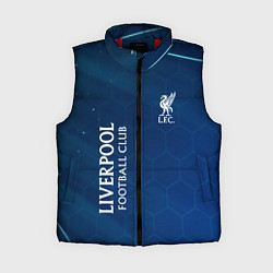 Женский жилет Liverpool Соты Абстракция, цвет: 3D-красный