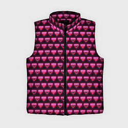 Женский жилет Poppy Playtime - Kissy Missy Pattern - Huggy Wuggy, цвет: 3D-черный