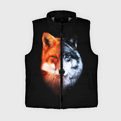 Женский жилет Волк и Лисица