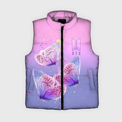 Женский жилет BTS красивые бабочки