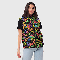 Женский жилет Capoeira colorful mens, цвет: 3D-черный — фото 2