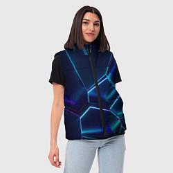 Женский жилет Перламутровые фигуры, цвет: 3D-светло-серый — фото 2