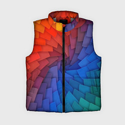 Женский жилет Листы цветной бумаги