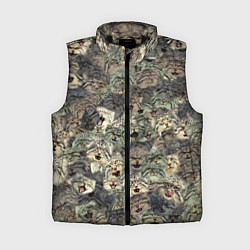 Женский жилет Мануловый камуфляж