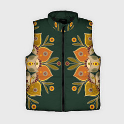 Женский жилет Мандала Два подсолнуха