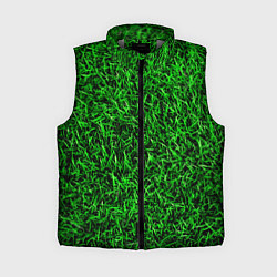 Женский жилет Трава, цвет: 3D-светло-серый