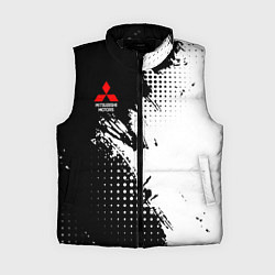 Женский жилет Mitsubishi - черно-белая абстракция