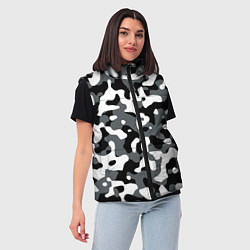 Женский жилет Камуфляж Concrete Jungle, цвет: 3D-светло-серый — фото 2