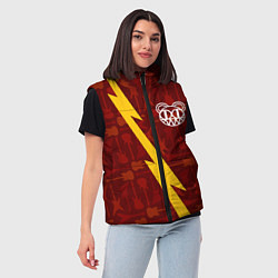 Женский жилет Radiohead гитары и молния, цвет: 3D-черный — фото 2