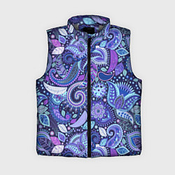 Женский жилет Flower patterns, цвет: 3D-светло-серый