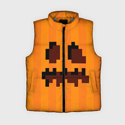 Женский жилет Тыква - Майнкрафт - Хеллоуин