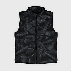 Женский жилет Саморезы, цвет: 3D-черный
