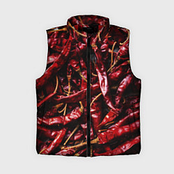 Женский жилет Перчики чили, цвет: 3D-красный