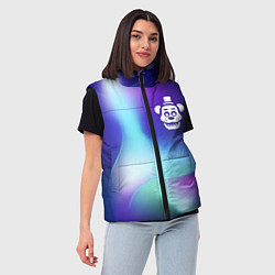 Женский жилет FNAF northern cold, цвет: 3D-черный — фото 2