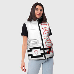 Женский жилет Tahoe club chevrolet, цвет: 3D-красный — фото 2