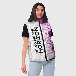Женский жилет Bring Me the Horizon rock legends: по-вертикали, цвет: 3D-черный — фото 2
