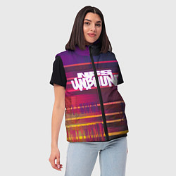 Женский жилет NFS unbound пиксель полосы, цвет: 3D-черный — фото 2
