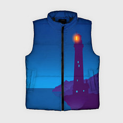 Женский жилет Маяк в ночи