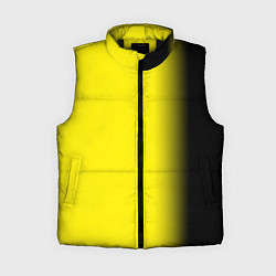 Женский жилет И черный и желтый