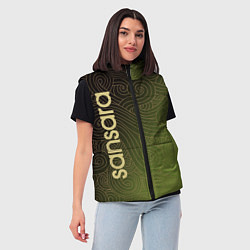Женский жилет Sansara, цвет: 3D-черный — фото 2