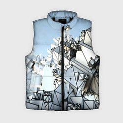 Женский жилет Новый мир нейросети, цвет: 3D-черный