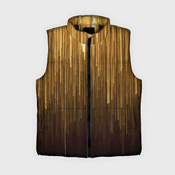 Женский жилет Золотистые полосы свисают