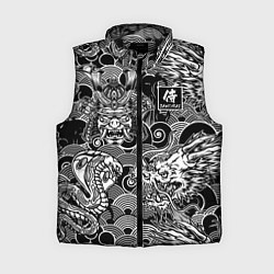 Женский жилет Татуировки самурая