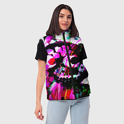 Женский жилет Парень в Черной маске, цвет: 3D-красный — фото 2