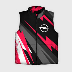 Женский жилет Opel fast lines, цвет: 3D-черный