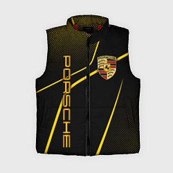 Женский жилет Porsche - Gold line, цвет: 3D-красный