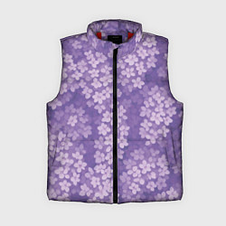 Женский жилет Цветы сирени, цвет: 3D-красный