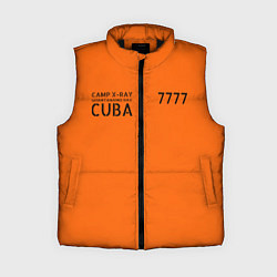 Женский жилет Тюремная форма США в Гуантаномо на Кубе, цвет: 3D-черный