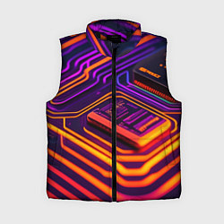 Женский жилет Микрочип, цвет: 3D-черный
