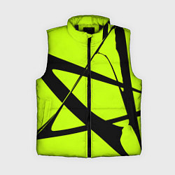 Женский жилет Звезда - лаймовый и черный - Хуф и Ся - дополнение, цвет: 3D-черный