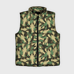 Женский жилет Камуфляж из раков