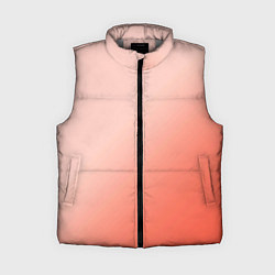 Женский жилет Градиент персиковый, цвет: 3D-светло-серый