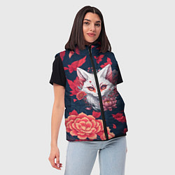 Женский жилет Братец лис, цвет: 3D-красный — фото 2