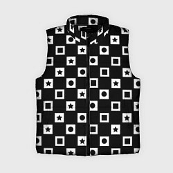 Женский жилет Геометрические узоры, цвет: 3D-черный