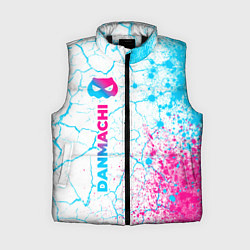 Женский жилет DanMachi neon gradient style: по-вертикали, цвет: 3D-черный