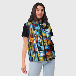 Женский жилет Современная живопись, цвет: 3D-красный — фото 2