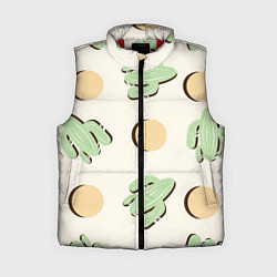 Женский жилет Пустынный кактус, цвет: 3D-красный