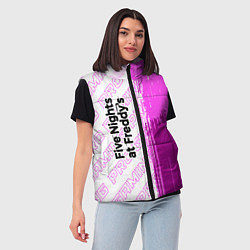 Женский жилет FNAF pro gaming: по-вертикали, цвет: 3D-черный — фото 2