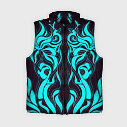 Женский жилет Аква, цвет: 3D-черный