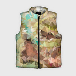 Женский жилет Abstraction mosaic, цвет: 3D-светло-серый