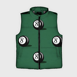 Женский жилет Крутой бильярдист