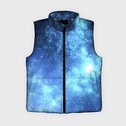 Женский жилет Яркие звёзды в космосе