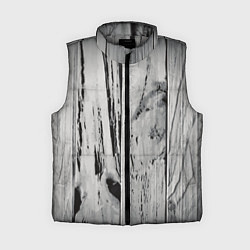 Женский жилет Grey wood, цвет: 3D-светло-серый