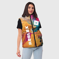 Женский жилет Roblox Logo Color, цвет: 3D-красный — фото 2