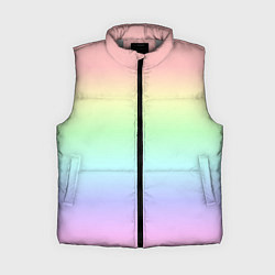 Женский жилет Нежная радуга