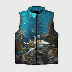 Женский жилет Механическая акула